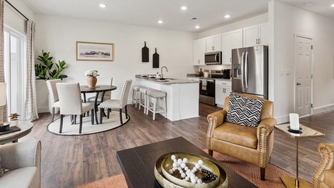 Furnished interior view inside a new home in The Arbor Townhomes, Kingsport (Image 4).