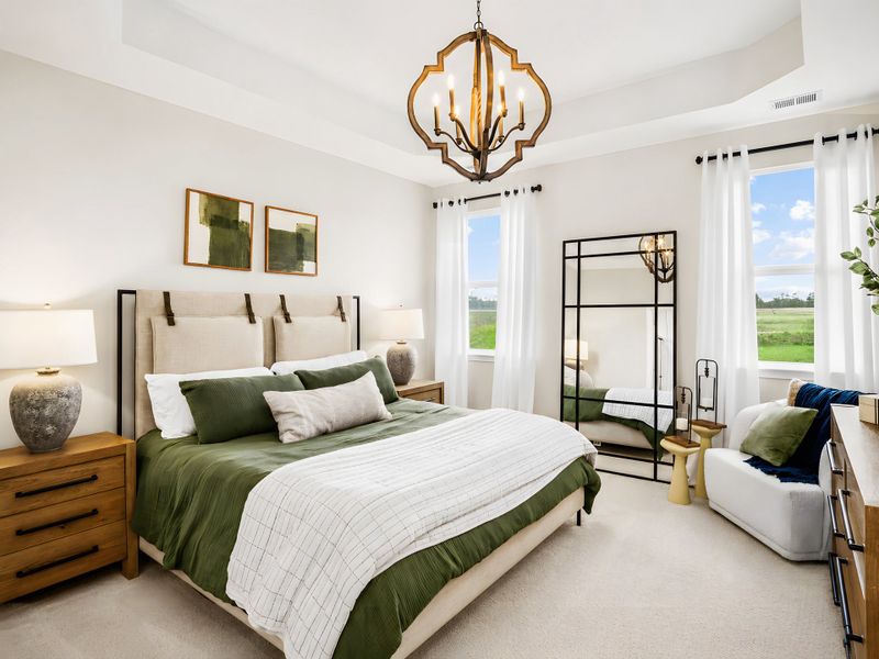 Representative furnished interior of a home built from the The Cherry Grove by Chesapeake Homes in Heritage Park at Longs, Longs (Image 10).