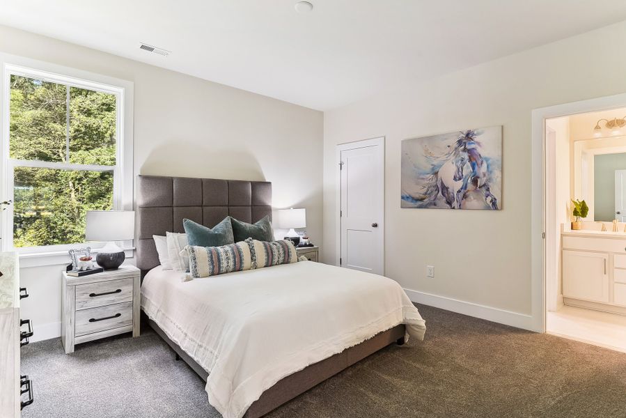 Representative furnished interior of a home built from the Lexington II by Caruso Homes in Rolling Meadows, Mooresville (Image 90).