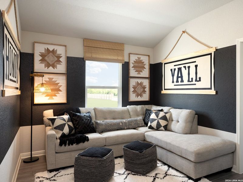 Furnished interior view inside a new home in , San Antonio (Image 6).