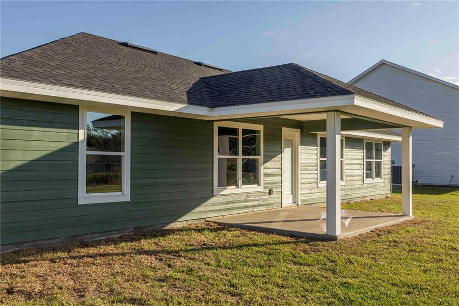 Exterior details and patio area of a home in The Preserve at Laurel Lake, Lake City (Image 39).