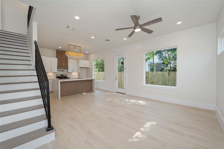 Spacious, unfurnished interior of a new home in , Houston (Image 16). Spacious, unfurnished interior of a new home in , Houston (Image 16).