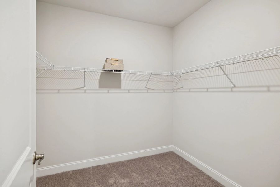 Primary Closet | For representation purposes only. Options and layout may vary by community and home plan. Primary Closet | For representation purposes only. Options and layout may vary by community and home plan.