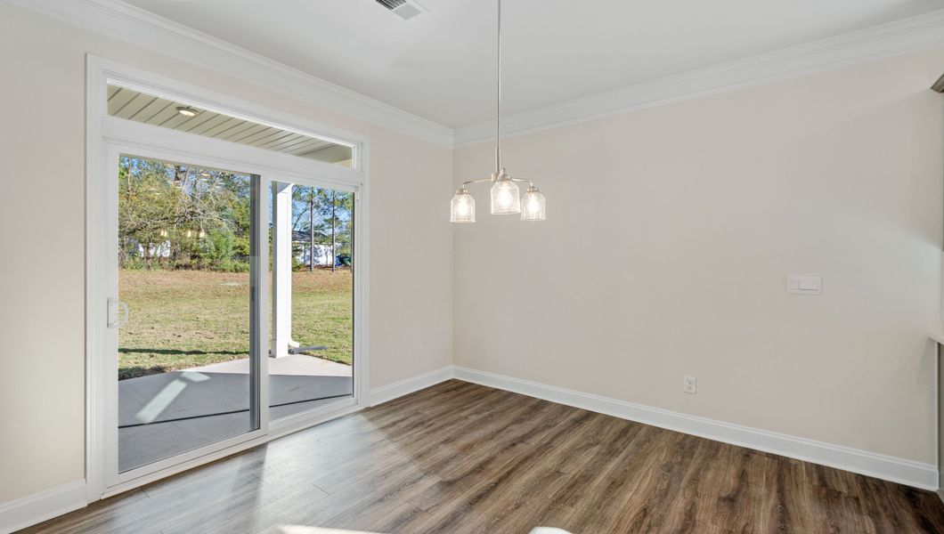 Representative unfurnished interior of a home built from the LONDON by D.R. Horton in Adams Glen, Greenville (Image 24).
