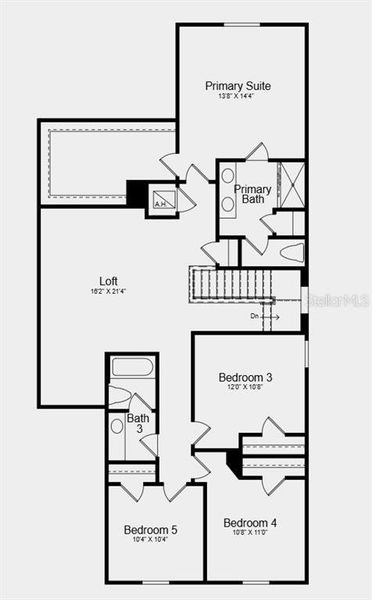 2D floor plan layout of this home in Firethorn, Parrish, FL (Image 2). 2D floor plan layout of this home in Firethorn, Parrish, FL (Image 2).