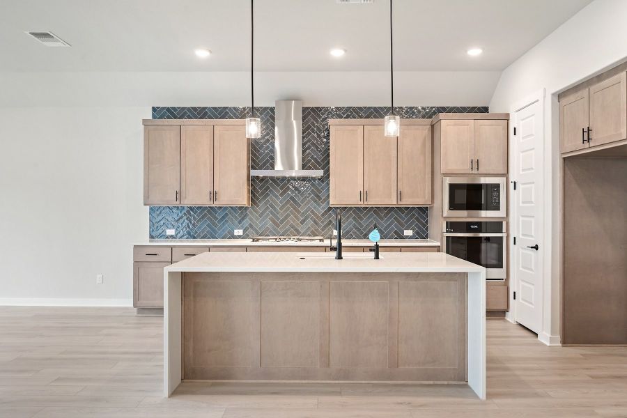 Furnished interior view inside a new home in Lariat, Liberty Hill (Image 8).