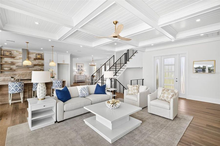 Furnished interior view inside a new home in , St. Petersburg (Image 31).