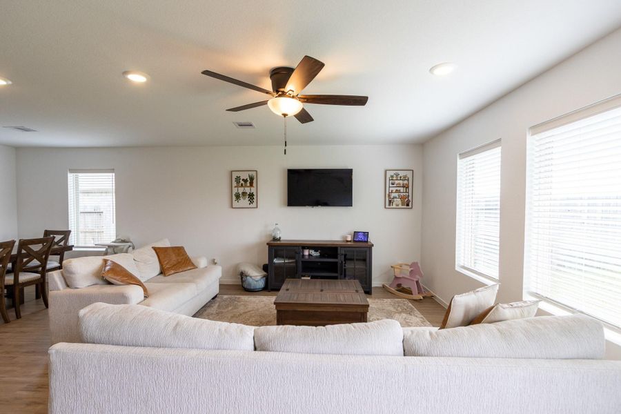 Furnished interior view inside a new home in Samara, League City (Image 18).