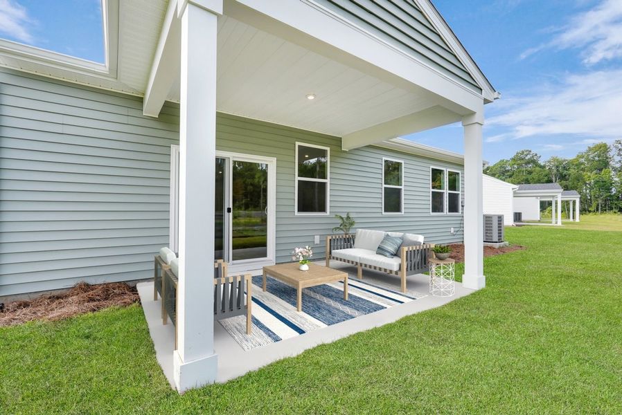 Representative exterior details of a home built from the The Bancroft by Stanley Martin Homes in Beckwood Estates, Sumter (Image 22). Representative exterior details of a home built from the The Bancroft by Stanley Martin Homes in Beckwood Estates, Sumter (Image 22).