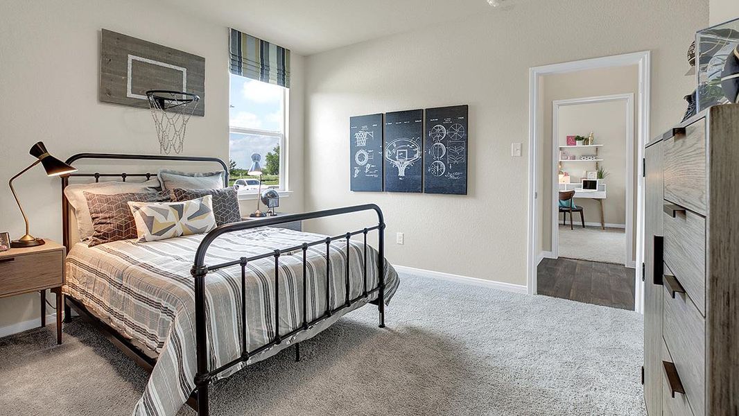 Furnished interior view inside a new home in Southgrove, Kyle (Image 14).