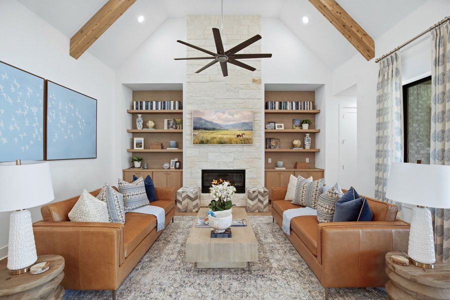 Representative Family Room - some options shown Representative Family Room - some options shown