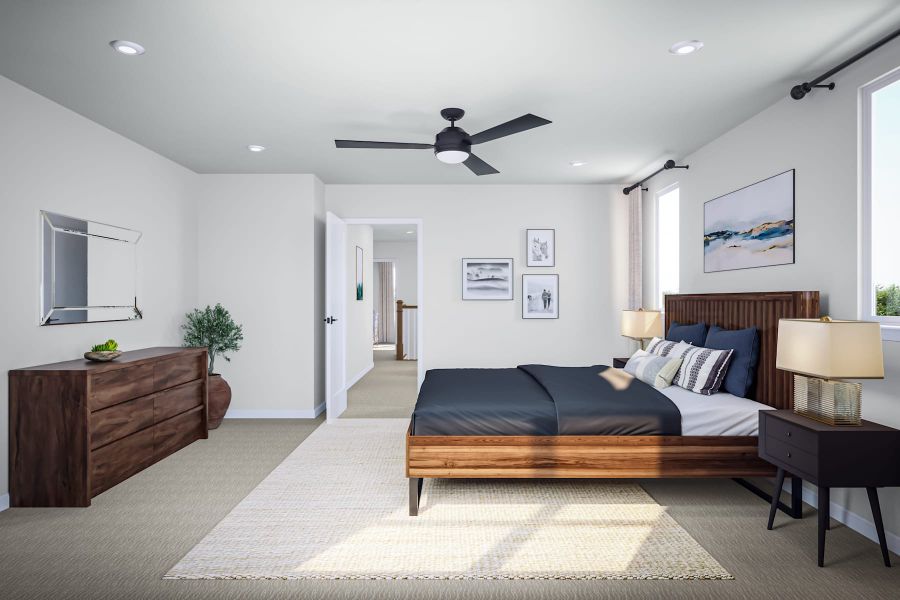 Representative furnished interior of a home built from the Banks by Tri Pointe Homes in Alton Creek, Mint Hill (Image 13).