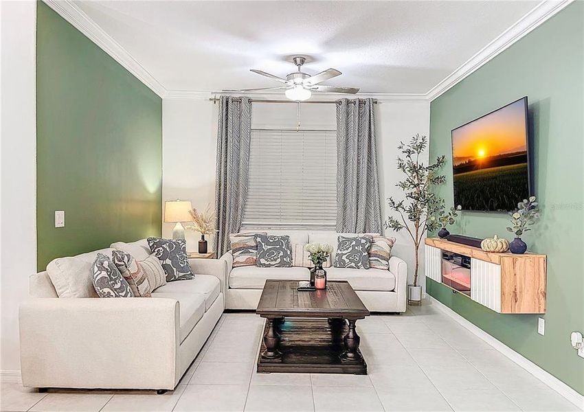 Furnished interior view inside a new home in , Zephyrhills (Image 2).
