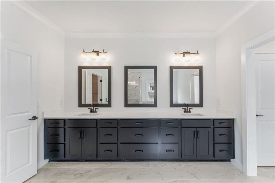 Furnished interior view inside a new home in Lanesborough, Marietta (Image 5).