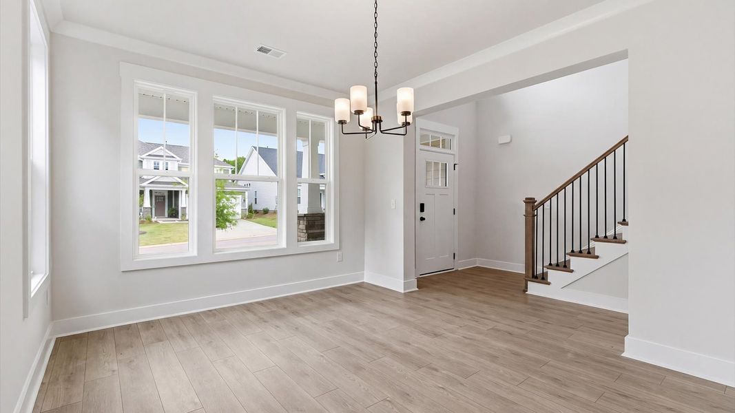 Furnished interior view inside a new home in Mulberry Estates, Simpsonville (Image 7).