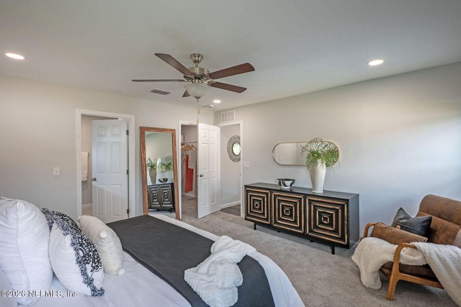 Furnished interior view inside a new home in , Jacksonville (Image 14). Furnished interior view inside a new home in , Jacksonville (Image 14).