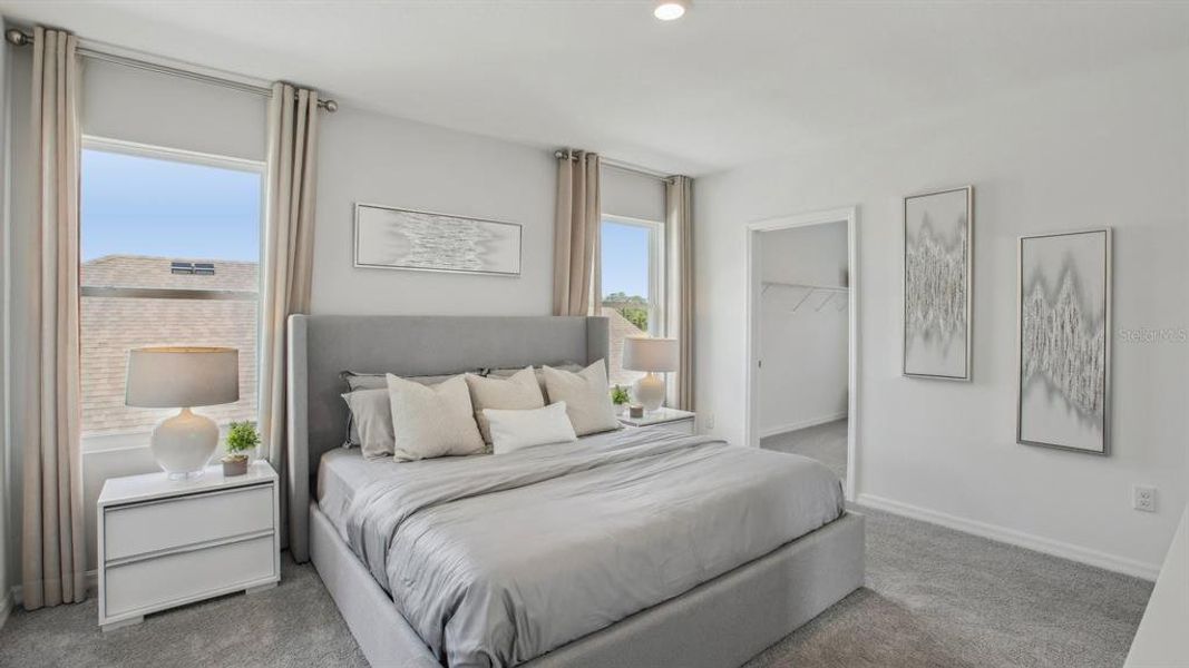 Furnished interior view inside a new home in Deerbrook, Land O' Lakes (Image 33). Furnished interior view inside a new home in Deerbrook, Land O' Lakes (Image 33).