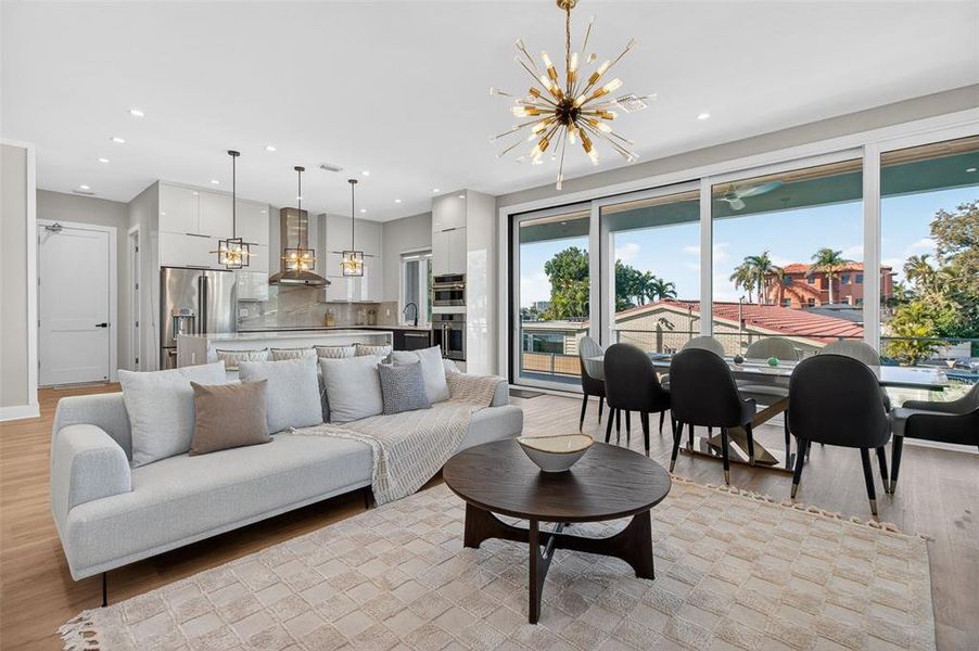 Furnished interior view inside a new home in , St. Petersburg (Image 7).