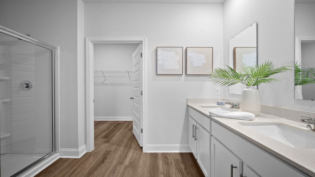 Furnished interior view inside a new home in The Lakes at North Glynn, Brunswick (Image 25).