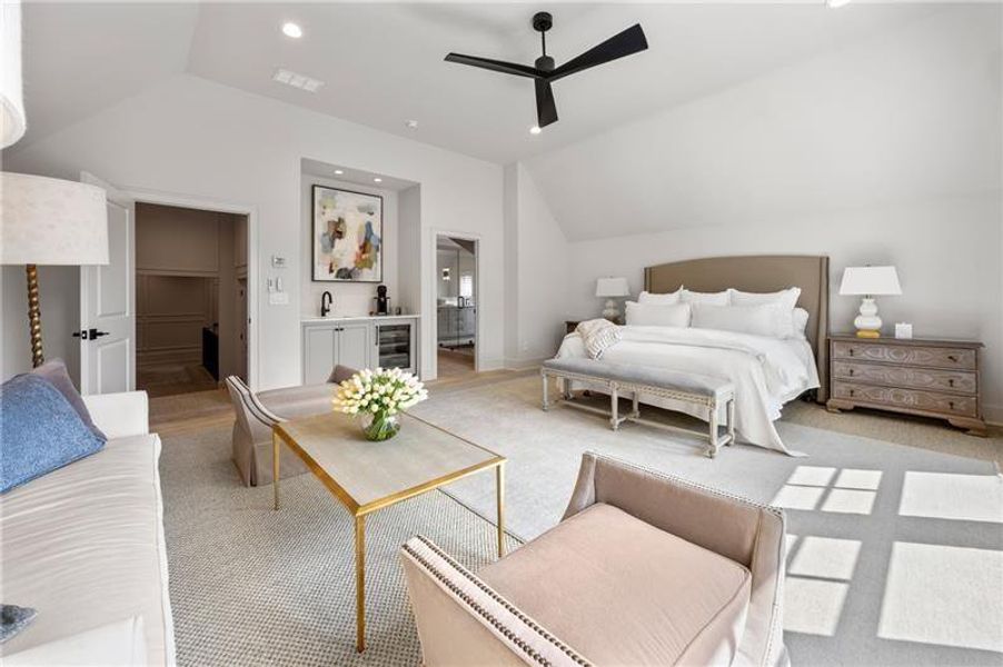 Furnished interior view inside a new home in Manor Estates, Alpharetta (Image 53).