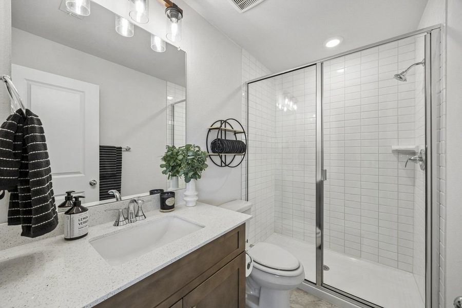 Furnished interior view inside a new home in Mercer Meadows, Royse City (Image 28).