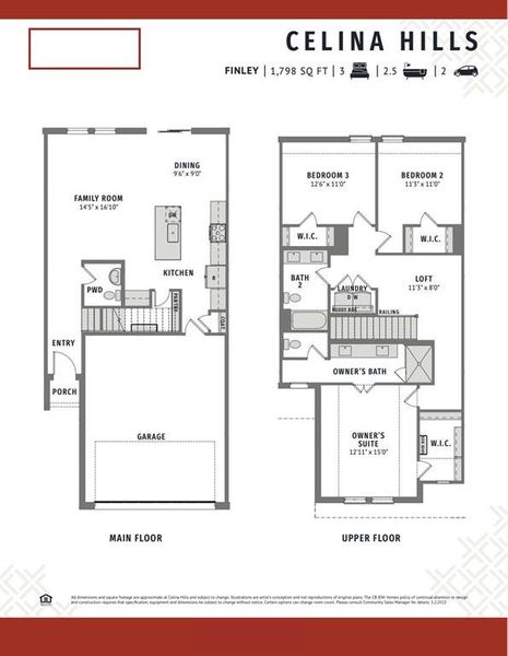 With a wonderful open concept design inside and patio space outside, you'll love everything our Finley plan has to offer!