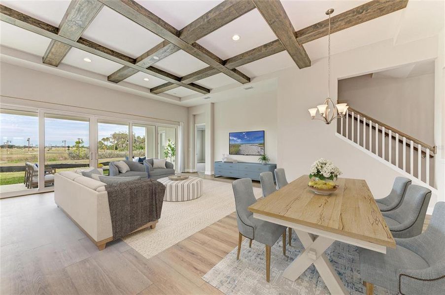 Furnished interior view inside a new home in North River Ranch, Parrish (Image 13).