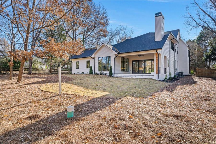 Exterior details and patio area of a home in , Alpharetta (Image 30).