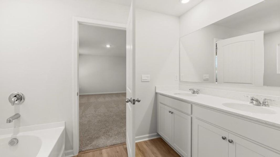 Furnished interior view inside a new home in Braselton Village, Braselton (Image 8). Furnished interior view inside a new home in Braselton Village, Braselton (Image 8).