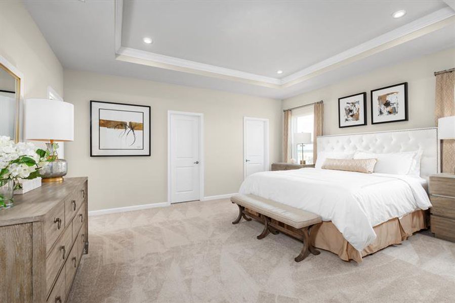 Representative furnished interior of a home built from the Oakton by Ryan Homes in Copperleaf, Ocala (Image 8).