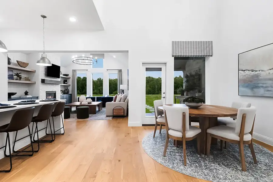 Furnished interior view inside a new home in The Reserve at Spiritas Ranch, Little Elm (Image 4).