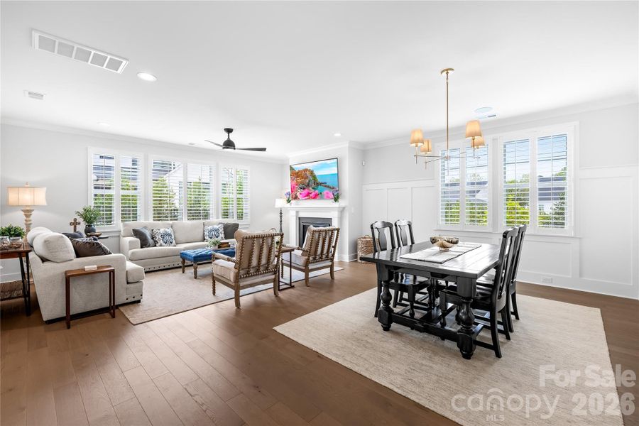 Furnished interior view inside a new home in , Fort Mill (Image 12).