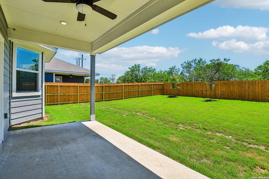 Exterior details and patio area of a home in Stetson Ridge, Marion (Image 4).