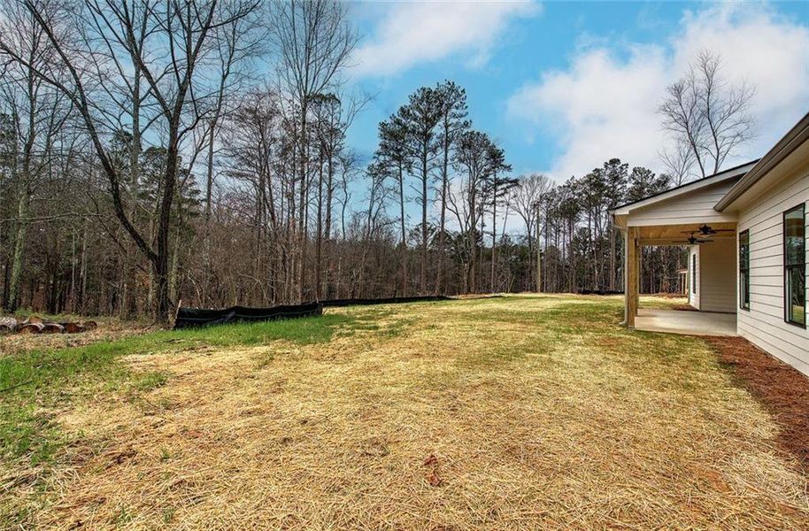Exterior details and patio area of a home in , Rockmart (Image 22). Exterior details and patio area of a home in , Rockmart (Image 22).