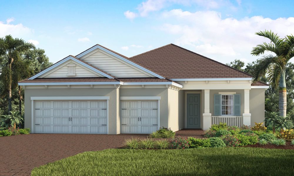 Representative exterior photo of a completed home built from the Sea Isle by Neal Communities in Avelina, Venice, FL (Image 4).