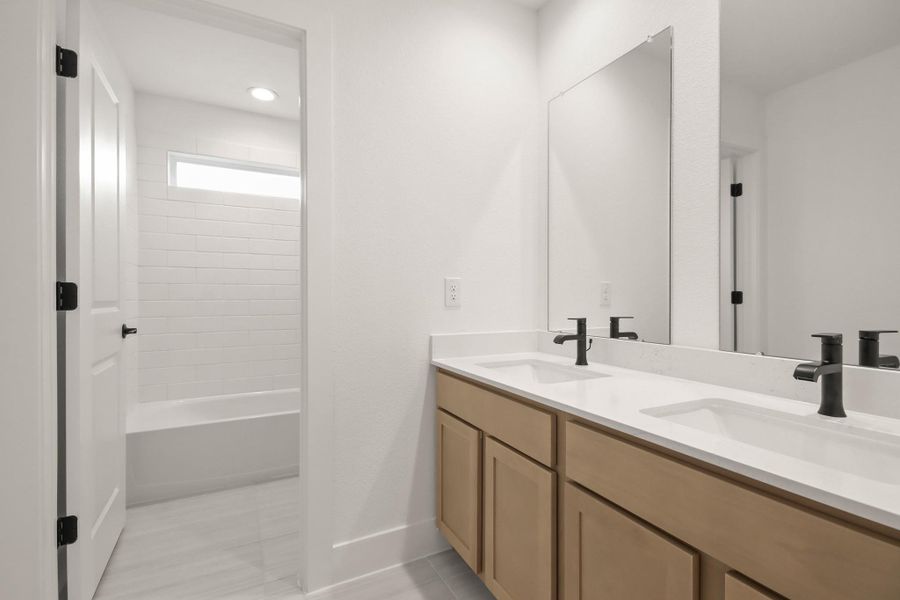 Furnished interior view inside a new home in Mill Creek Estates, Magnolia (Image 13).