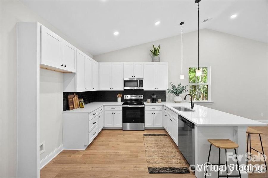 Furnished interior view inside a new home in , Salisbury (Image 6).