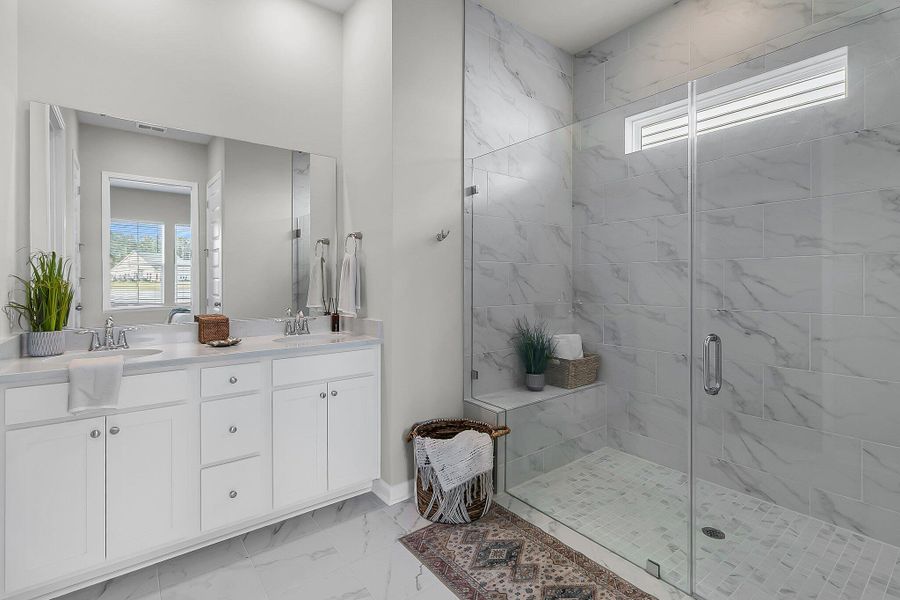 Furnished interior view inside a new home in Horizons at Summers Corner | 55+: The Legends, Summerville (Image 11).