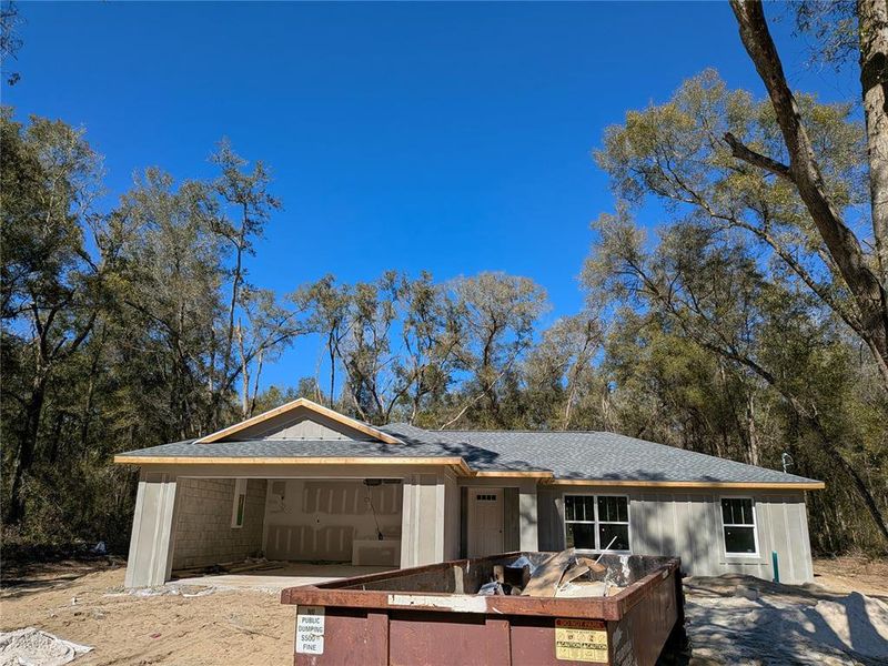 In-progress construction of a new home in , Citrus Springs, FL (Image 29).