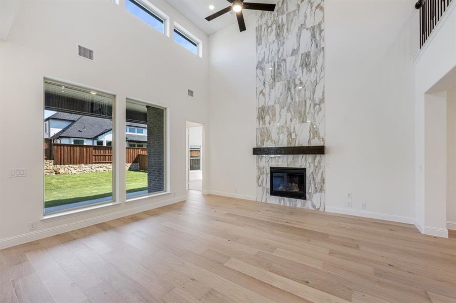 Spacious, unfurnished interior of a new home in Windsong Ranch Classic 61, Prosper (Image 14). Spacious, unfurnished interior of a new home in Windsong Ranch Classic 61, Prosper (Image 14).