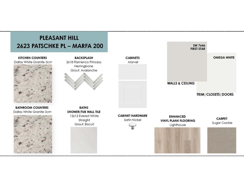 Sample of building materials used in homes in Pleasant Hill, Bryan (Image 14). Sample of building materials used in homes in Pleasant Hill, Bryan (Image 14).