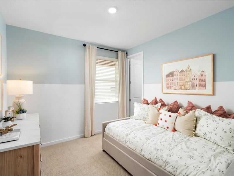 Furnished interior view inside a new home in Abel Ranch Signature Series, Goodyear (Image 15).