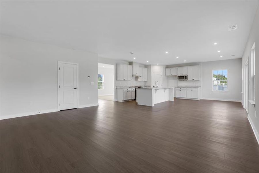 Spacious, unfurnished interior of a new home in Edinburgh, Locust Grove (Image 30).
