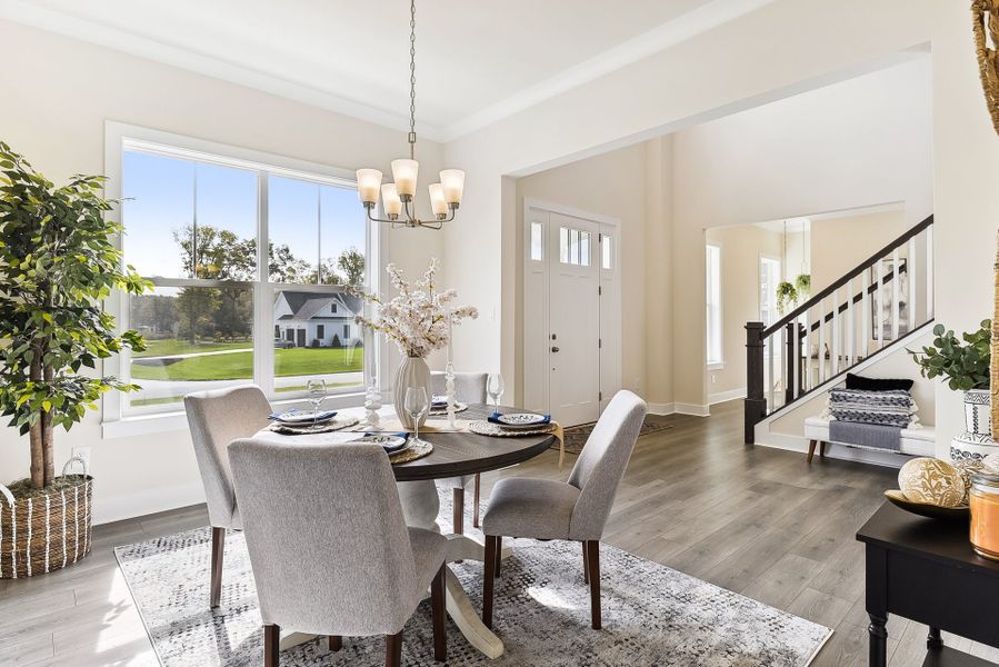 Representative furnished interior of a home built from the Lexington II by Caruso Homes in Rolling Meadows, Mooresville (Image 69).