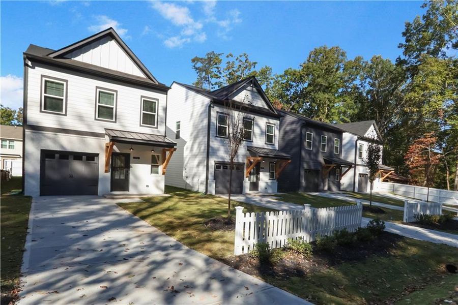 Front exterior of a new home in , Cleveland, GA, highlighting curb appeal (Image 1). Front exterior of a new home in , Cleveland, GA, highlighting curb appeal (Image 1).