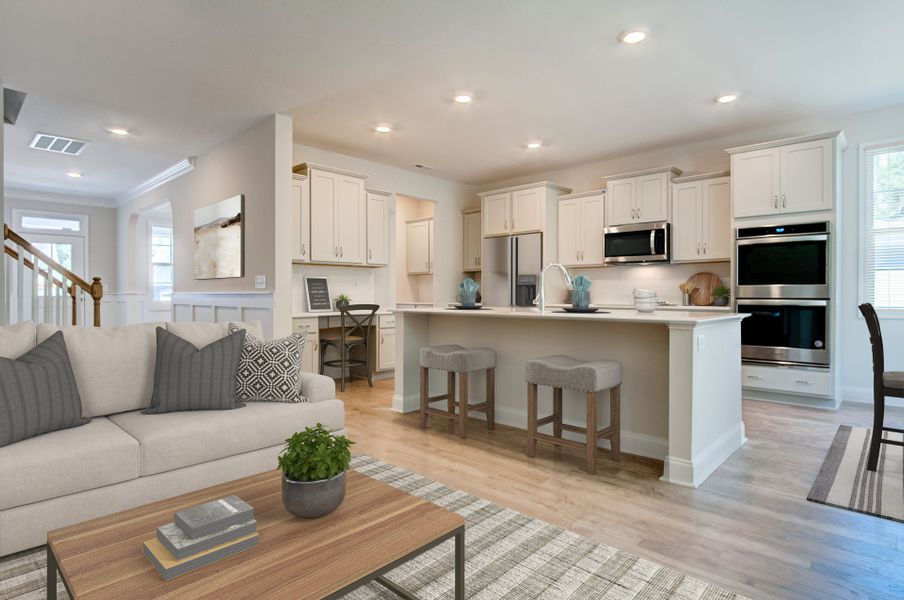 Representative furnished interior of a home built from the Brooks by McKee Homes in Legacy Lakes, Aberdeen (Image 7).