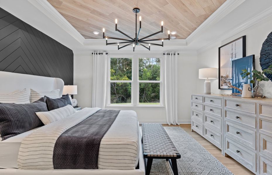 Furnished interior view inside a new home in Del Webb Wilmington at Mallory Creek, Leland (Image 15).