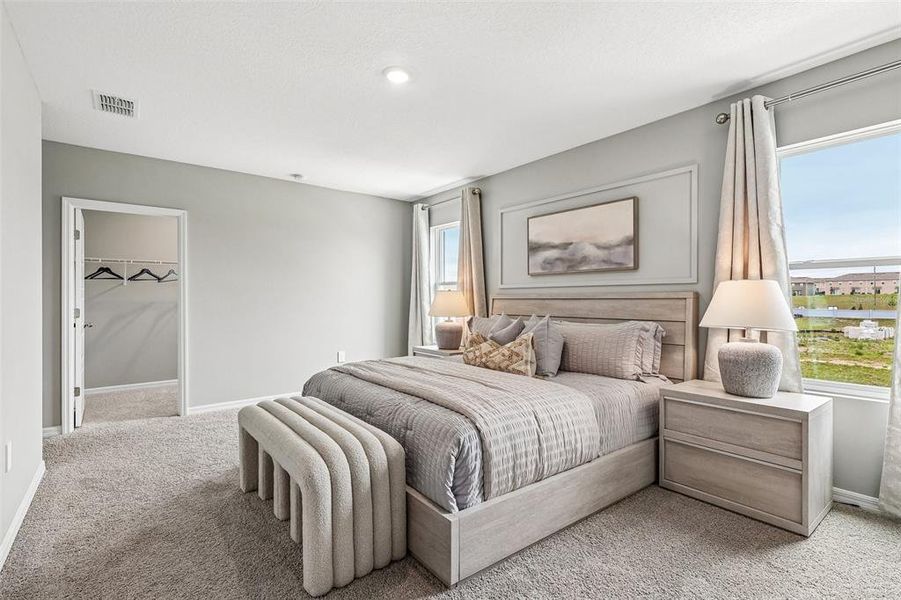 Furnished interior view inside a new home in , Haines City (Image 36).