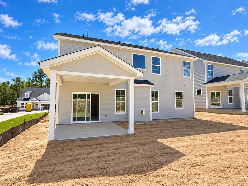 Exterior details and patio area of a home in Arbordale, Elgin (Image 2).