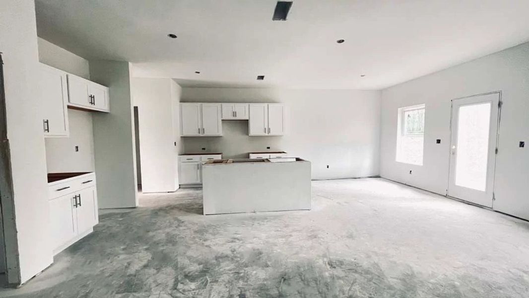 Kitchen featuring Timeless Collection Finishes Construction Progress